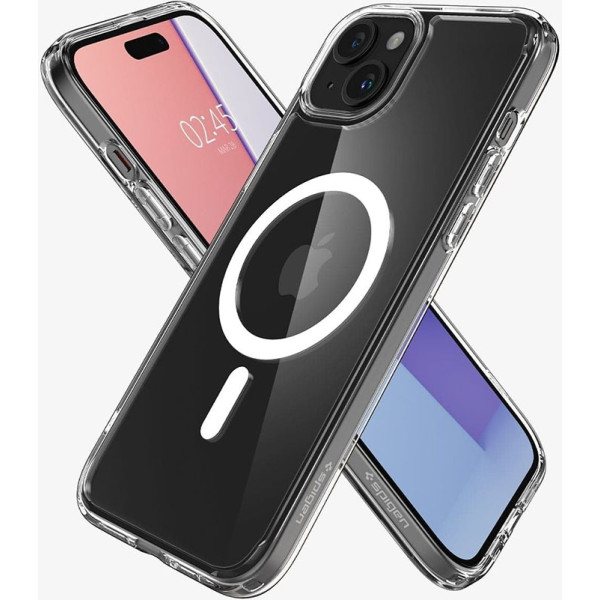 Чохол Spigen для Apple iPhone 15 Plus Ultra Hybrid MagFit, White