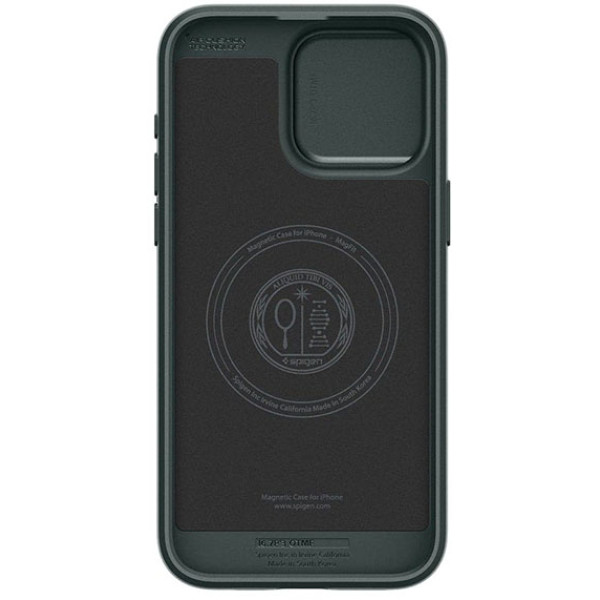 Чохол Spigen для Apple iPhone 15 Pro Max Optik Armor MagFit Abyss, Green