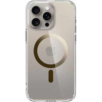 Чохол Spigen для Apple iPhone 15 Pro Ultra Hybrid MagFit, Gold