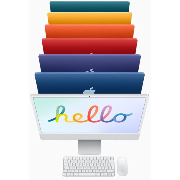 Моноблок Apple iMac 24" Retina 4.5K 256GB 8GPU Silver 2021
