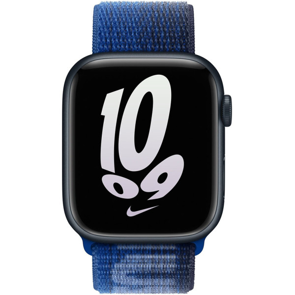 Ремінець Apple Watch 45mm Game Royal/Midnight Navy Nike Sport Loop