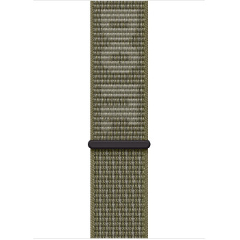 Ремінець Apple Watch 45mm Sequoia/Pure Platinum Nike Sport Loop